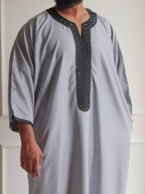 Premium Moroccan Thobe Gandoura - Noor Collection