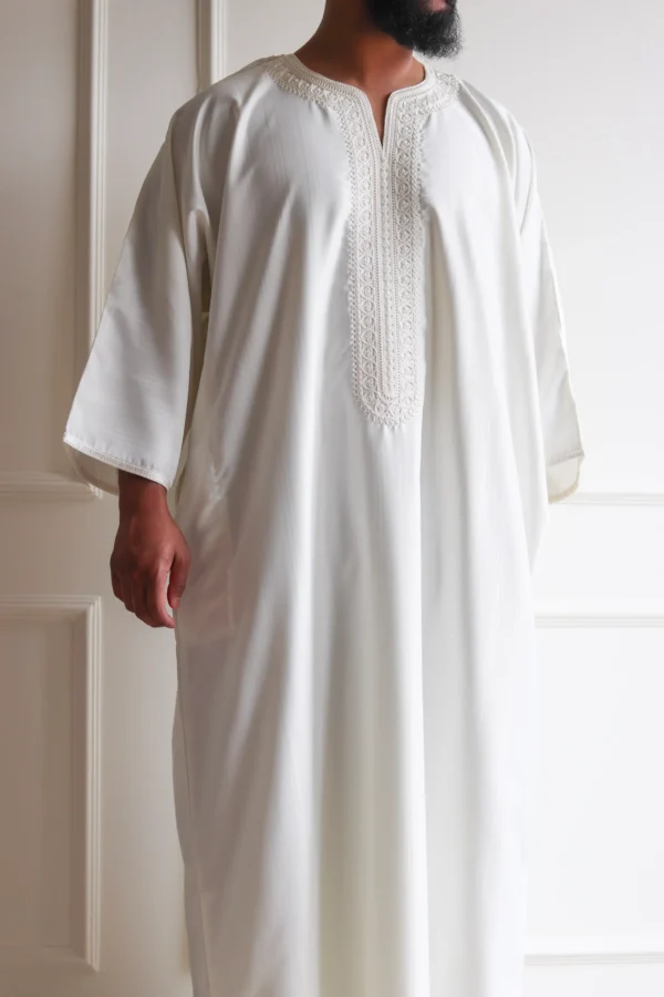 Premium Striped Moroccan Thobe