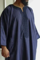 Premium Striped Moroccan Thobe