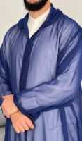 Hooded Premium Nikkah Djellaba see through