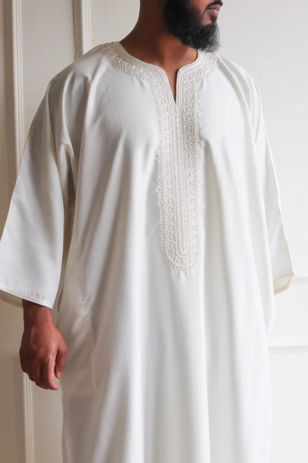 Premium Striped Moroccan Thobe
