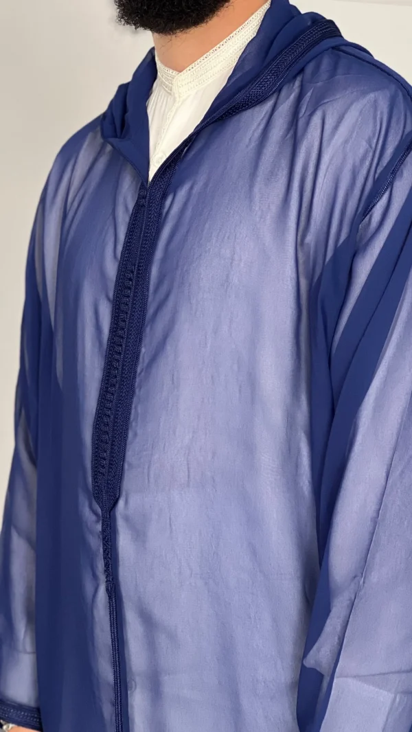 Hooded Premium Nikkah Djellaba see through