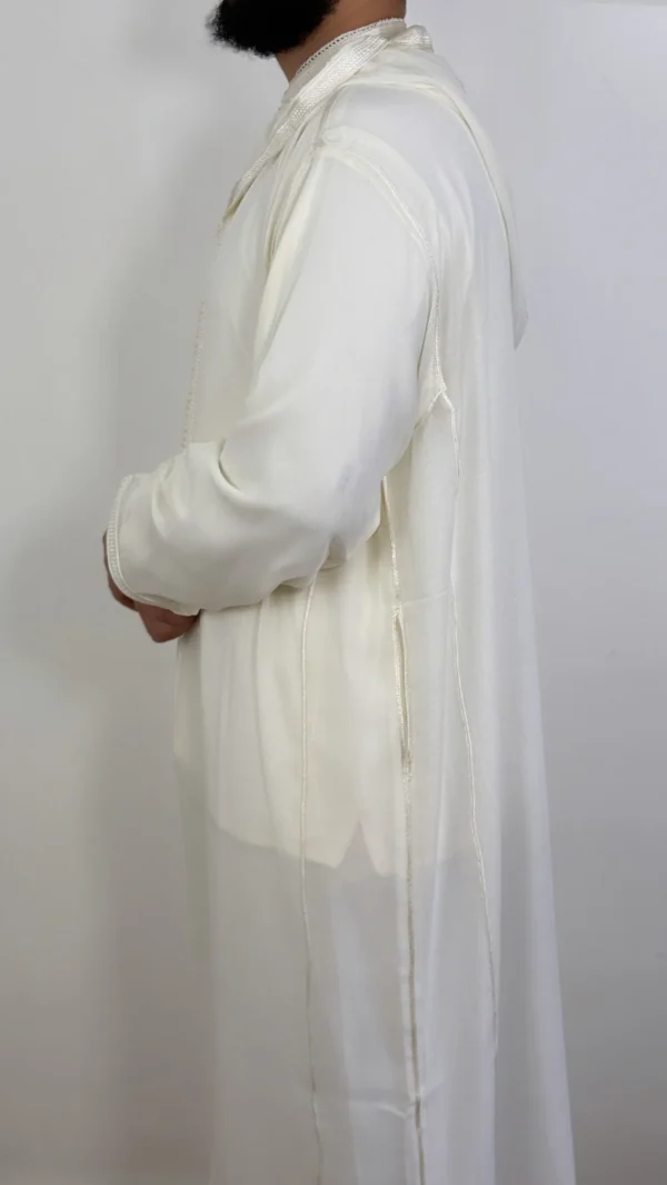 Hooded Premium Nikkah Djellaba see through