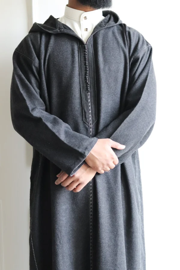 Premium Winter Wool Hooded Moroccan Djellaba