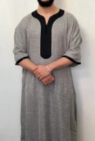Moroccan  linen Thobe jubbah