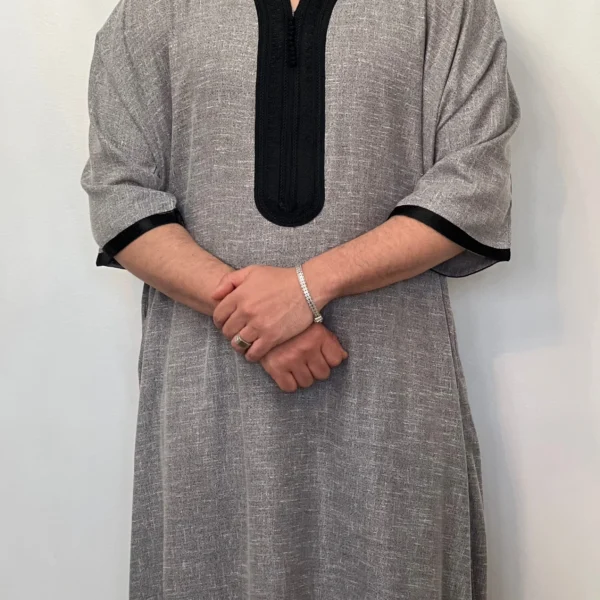 Moroccan  linen Thobe jubbah
