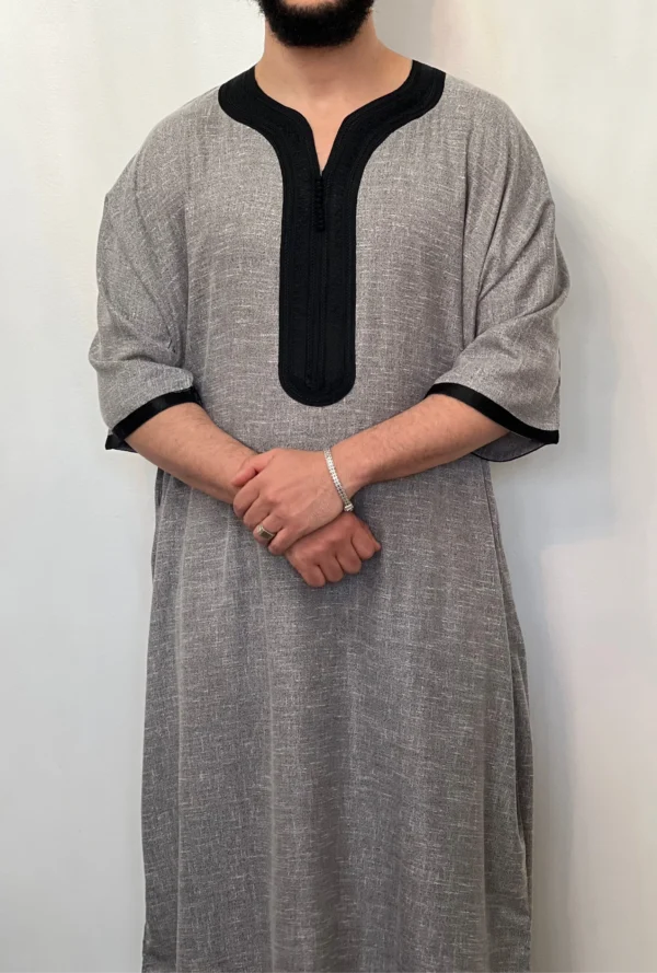 Moroccan  linen Thobe jubbah
