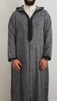 Hooded Djellaba Moroccan Linen