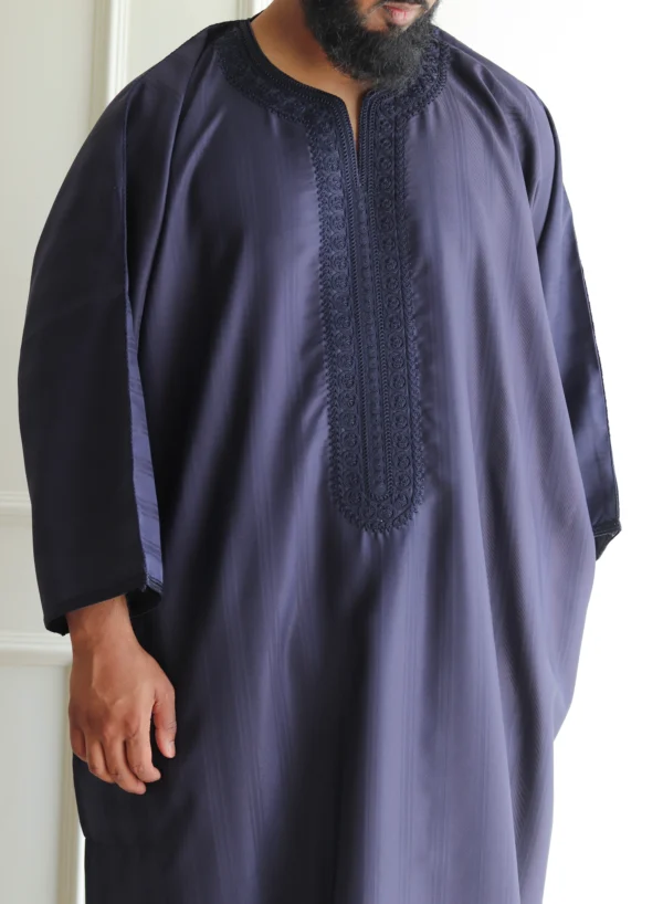 Premium Striped Moroccan Thobe