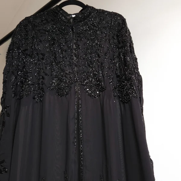 Aurora Embellished Chiffon Cape Set