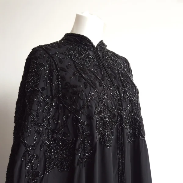 Aurora Embellished Chiffon Cape Set