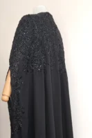 Aurora Embellished Chiffon Cape Set