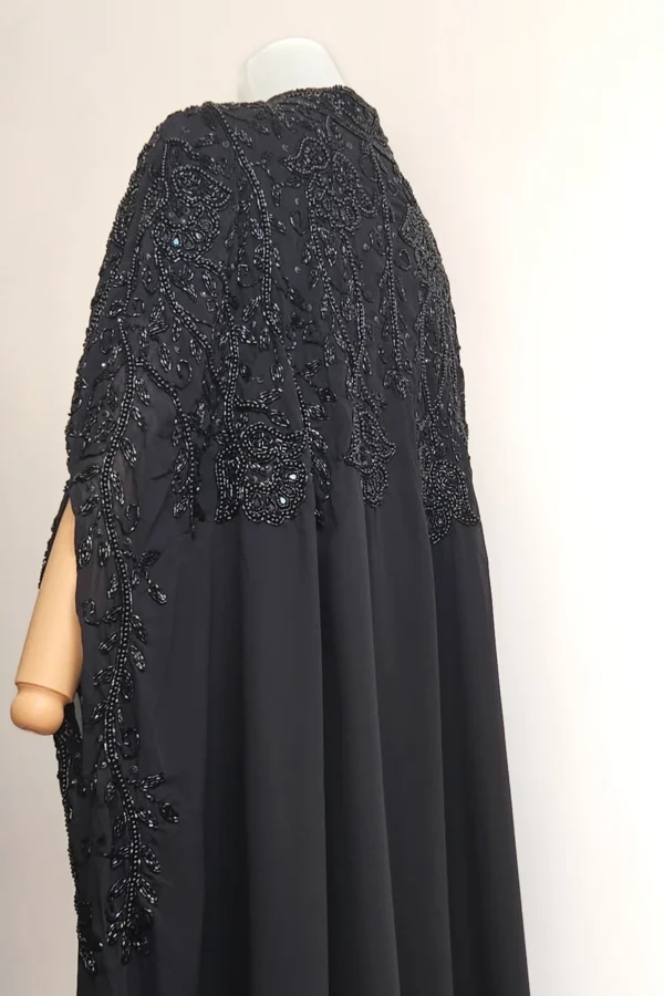 Aurora Embellished Chiffon Cape Set