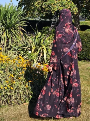Amal Double Chiffon Abaya
