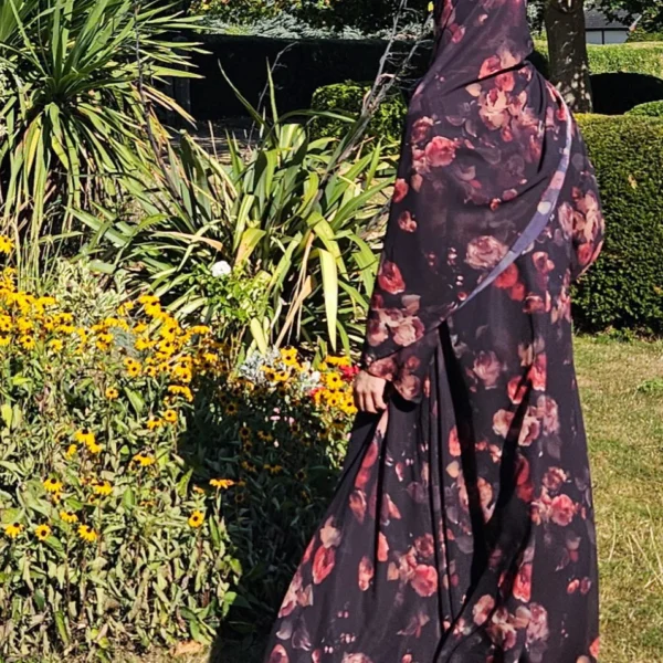 Amal Double Chiffon Abaya