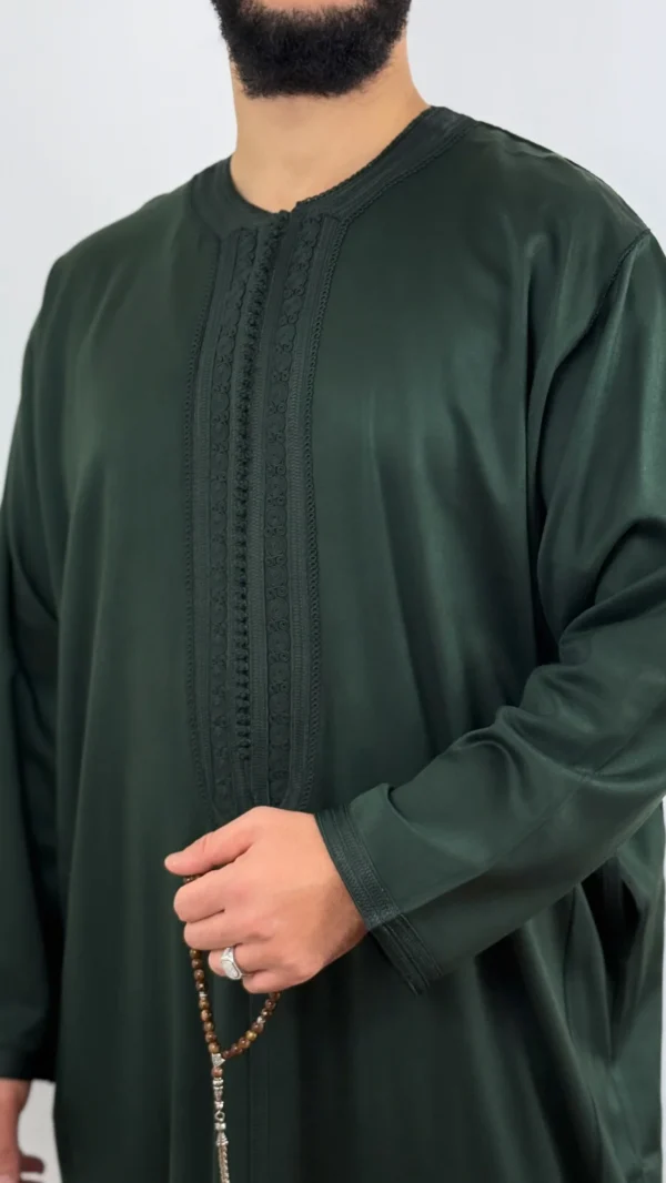 Kaftan Premium Thobe Long-Sleeve Winter Jubbah fully Hand-made