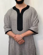 Moroccan  linen Thobe jubbah