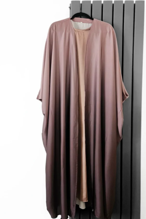 Silk Ombre 4pc Cape Abaya