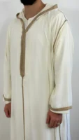 Hooded Premium Nikkah Djellaba see through