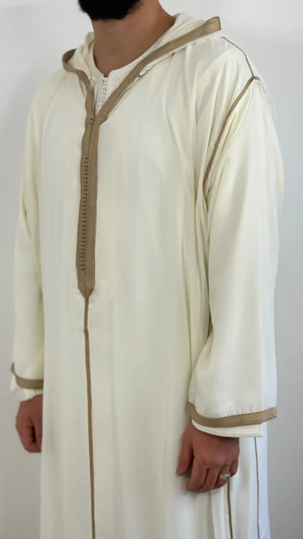 Hooded Premium Nikkah Djellaba see through