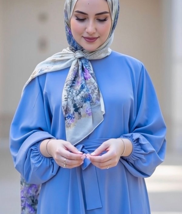 A- Butterfly Dress -Blue