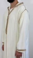 Hooded Premium Nikkah Djellaba see through