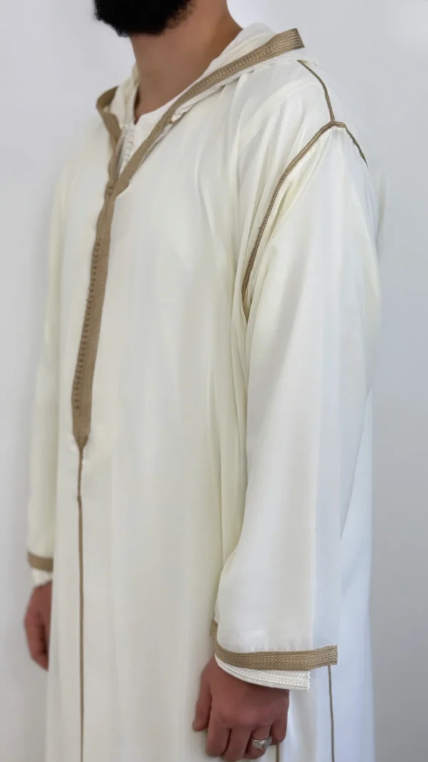 Hooded Premium Nikkah Djellaba see through