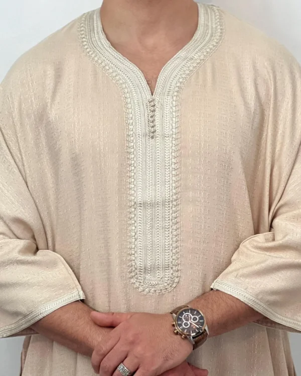 Moroccan Thobe Premium Linen blend