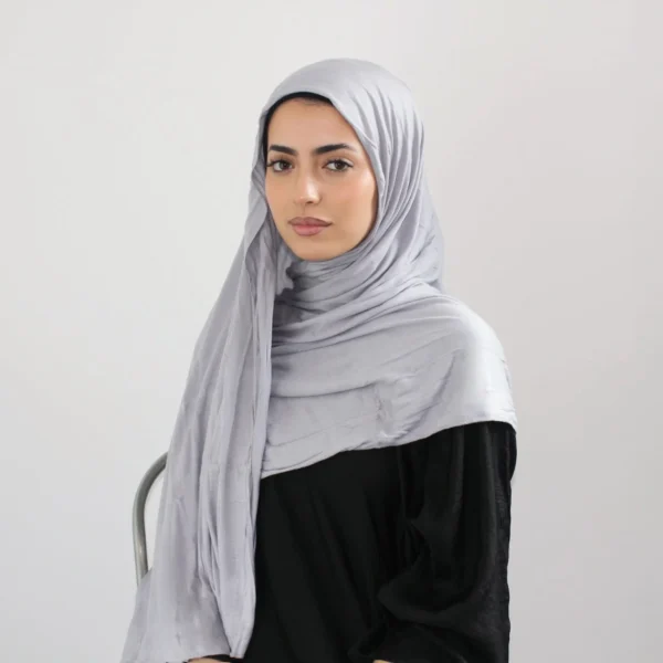 Jersey Hijab - Grey