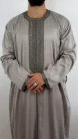 Kaftan Premium Thobe Long-Sleeve Winter Jubbah fully Hand-made