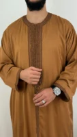 Kaftan Premium Thobe Long-Sleeve Winter Jubbah fully Hand-made