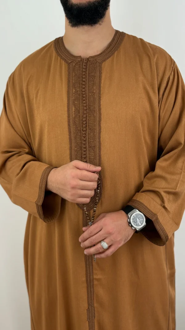Kaftan Premium Thobe Long-Sleeve Winter Jubbah fully Hand-made