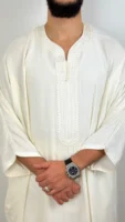 Moroccan Men’s Thobe Cotton blend Islamic kandora