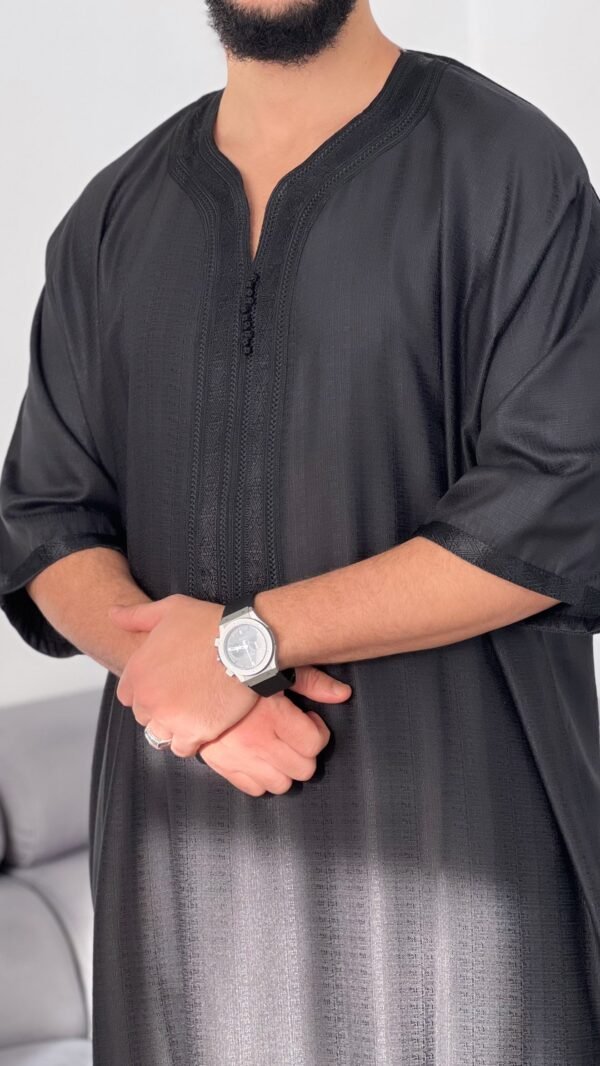 Linen blend Thobe Moroccan