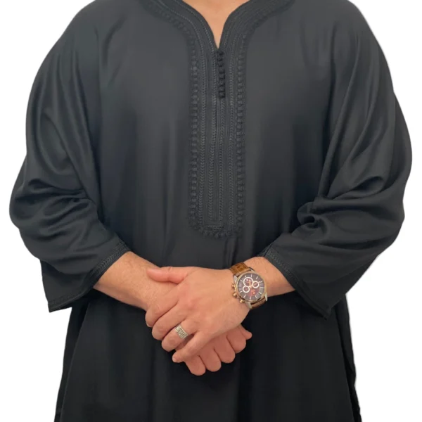 Moroccan Men’s Thobe Cotton blend Islamic kandora