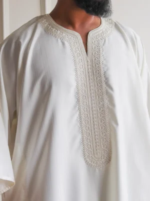 Premium Striped Moroccan Thobe