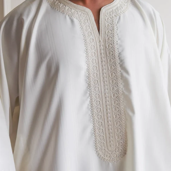 Premium Striped Moroccan Thobe