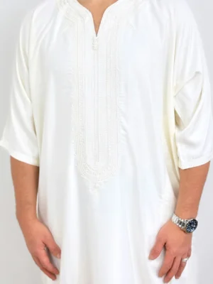 Thobe Embroidery Jubbah Moroccan kandora