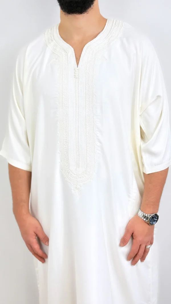 Thobe Embroidery Jubbah Moroccan kandora
