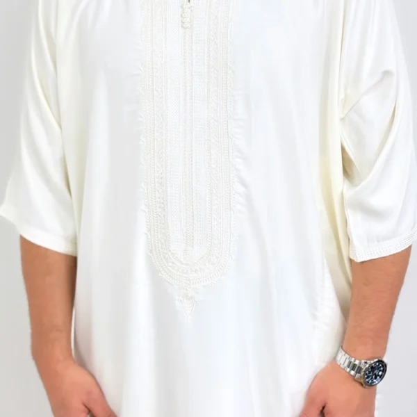 Thobe Embroidery Jubbah Moroccan kandora