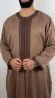 Kaftan Premium Thobe Long-Sleeve Winter Jubbah fully Hand-made
