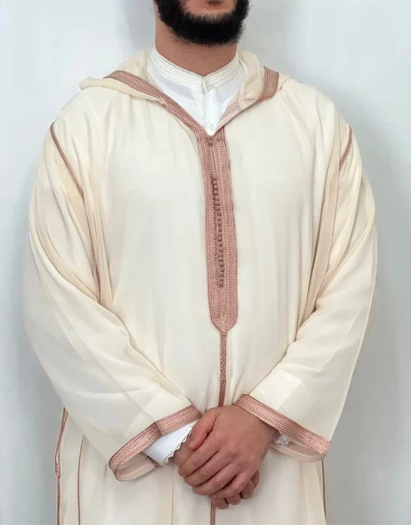 Hooded Premium Nikkah Djellaba see through