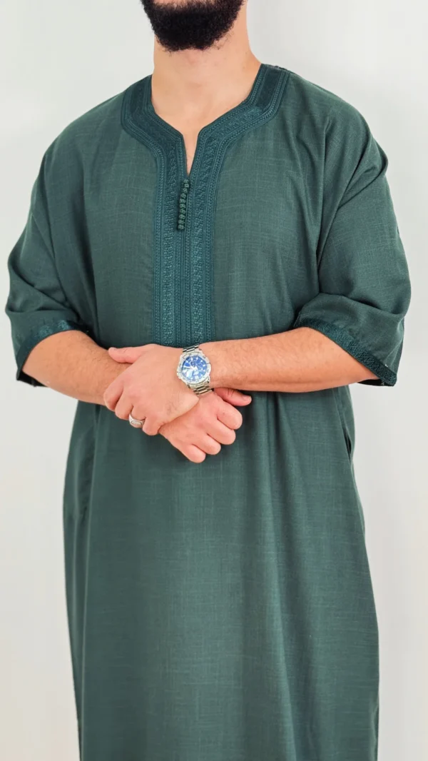 Moroccan  linen Thobe jubbah