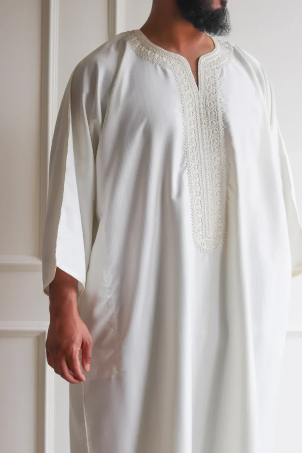 Premium Striped Moroccan Thobe