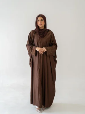 Abaya Noor Silk Embellished Diamante Hijab – Elegant Modest Wear