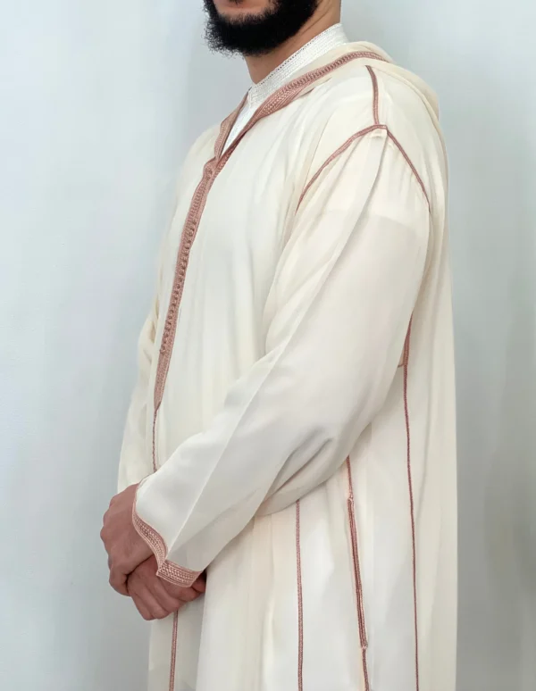 Hooded Premium Nikkah Djellaba see through