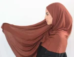 Jersey Hijab - Brown 2.0