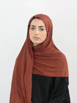 Jersey Hijab - Brown 2.0