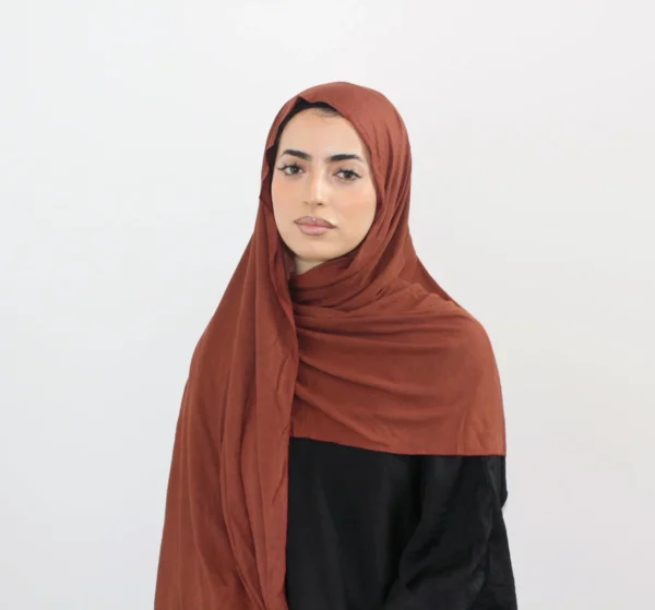 Jersey Hijab - Brown 2.0