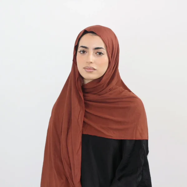 Jersey Hijab - Brown 2.0